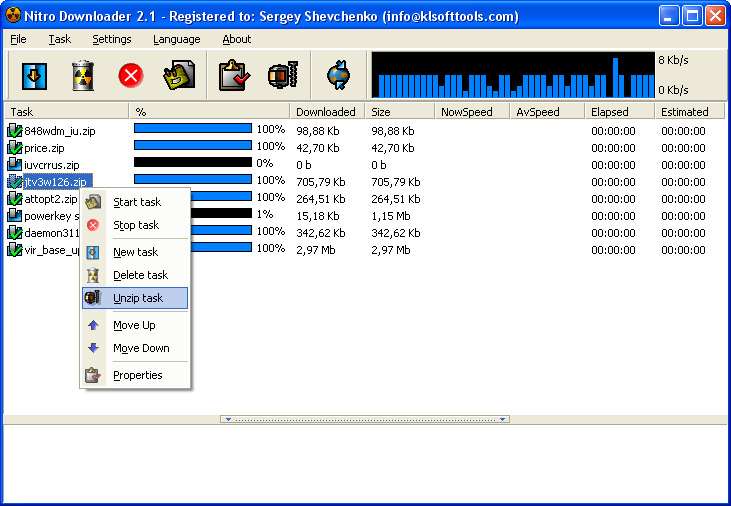 Nitro Downloader Screenshot